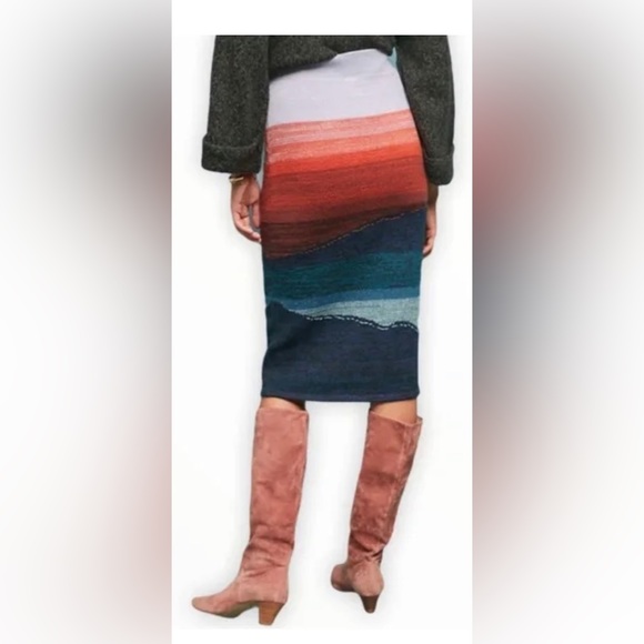 Sunset knit midi skirt - Picture 6 of 6
